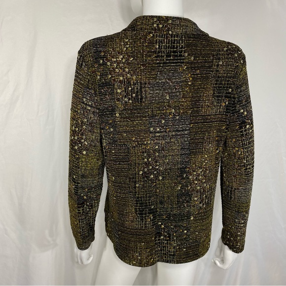 Laura Ashley Petite Hold , Copper Design One Button Fly Away Knit Jacket - Picture 4 of 8
